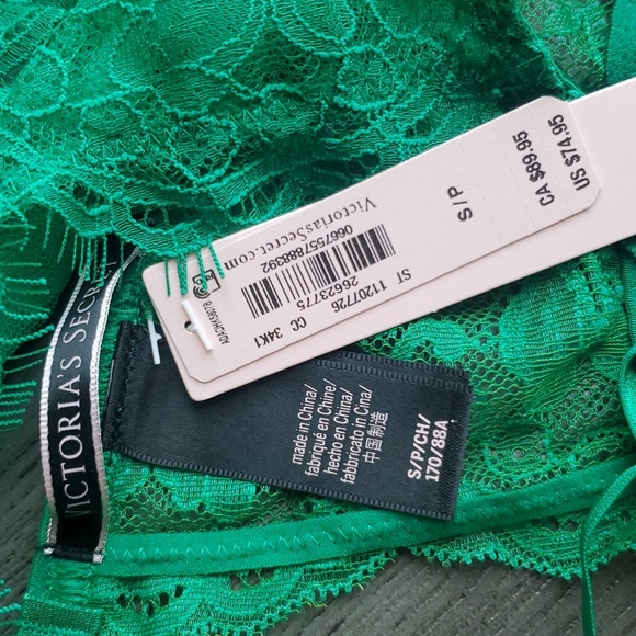 NEW-Victoria's Secret VERY SEXY Lacy Lace-Up Crotchless Teddy S - Picture 7 of 9